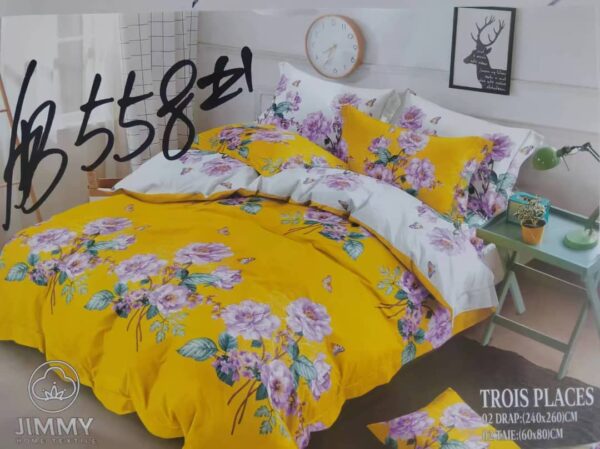 Draps de 3places 4taies 2rideaux – Image 5